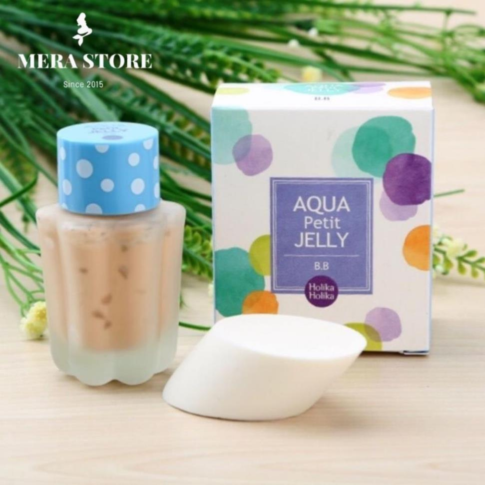 💝 FREESHIP 💝 Kem nền Holika Aqua Petit Jelly BB Cream dạng thạch che phủ hoàn hảo 40ml