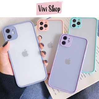 Ốp lưng Iphone nhám bảo vệ cam, chống va đập 6/6plus/6s/6s plus/6/7/7plus/8/8plus/x/xs/xs max/11/11 pro/11 promax OP15