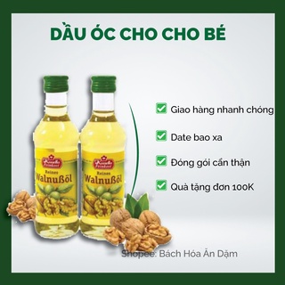 Dầu Óc Chó ĐỨC [ 𝙂𝙞𝙪́𝙥 𝘽𝙚́ 𝙋𝙝𝙖́𝙩 𝙏𝙧𝙞𝙚̂̉𝙣 𝙏𝙧𝙞́ 𝙉𝙖̃𝙤] Cho Bé 6M+