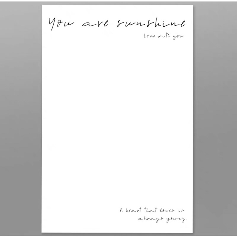 Giấy Gói Hoa Love, sunshine