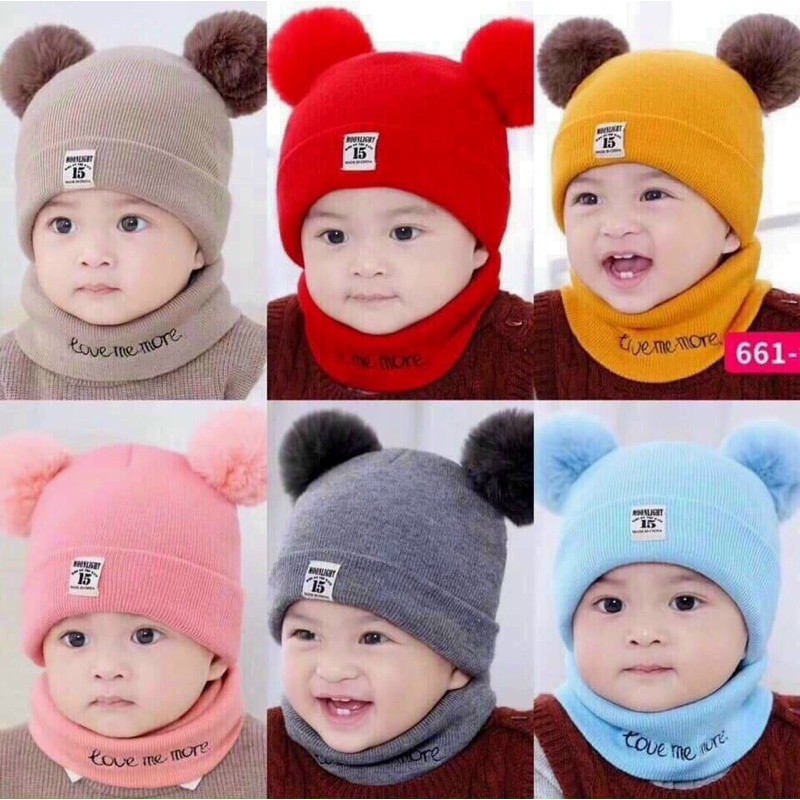 Mũ giữ ấm cho bé khi trời lạnh hoặc đi ngoài đường