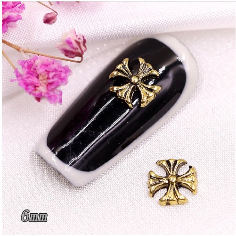 10 chiếc Cham kim loại trang trí móng tay nail