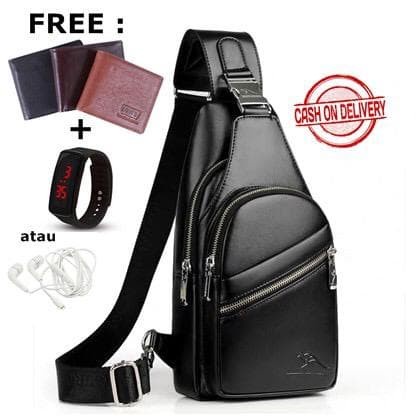 Túi đeo chéo đa năng H3E9 2021 thời trang cho nam