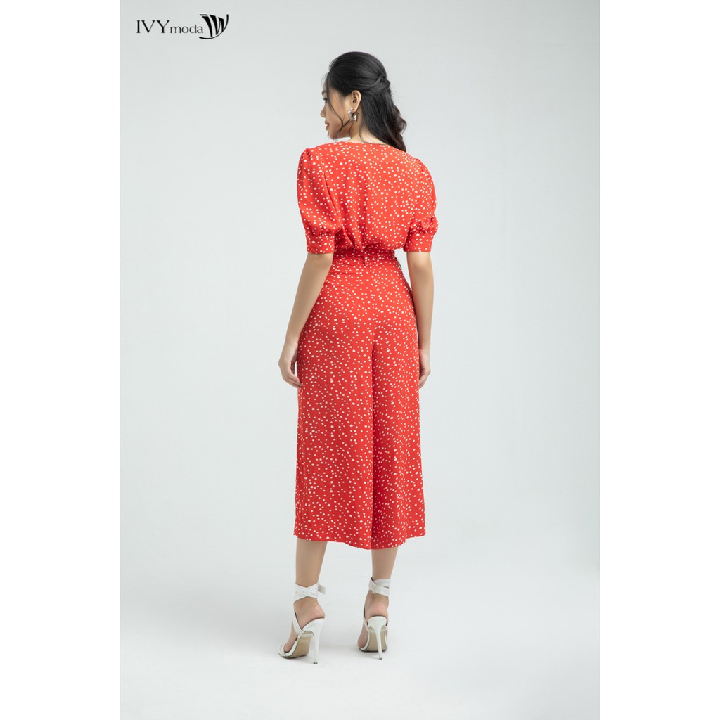 [NHẬP WABRTL5 GIẢM 10% TỐI ĐA 50K ĐH 250K ]Quần dài lụa ống suông IVY moda MS 22C5829