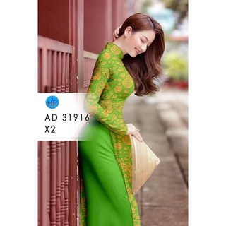 Vải áo dài hoa hồng