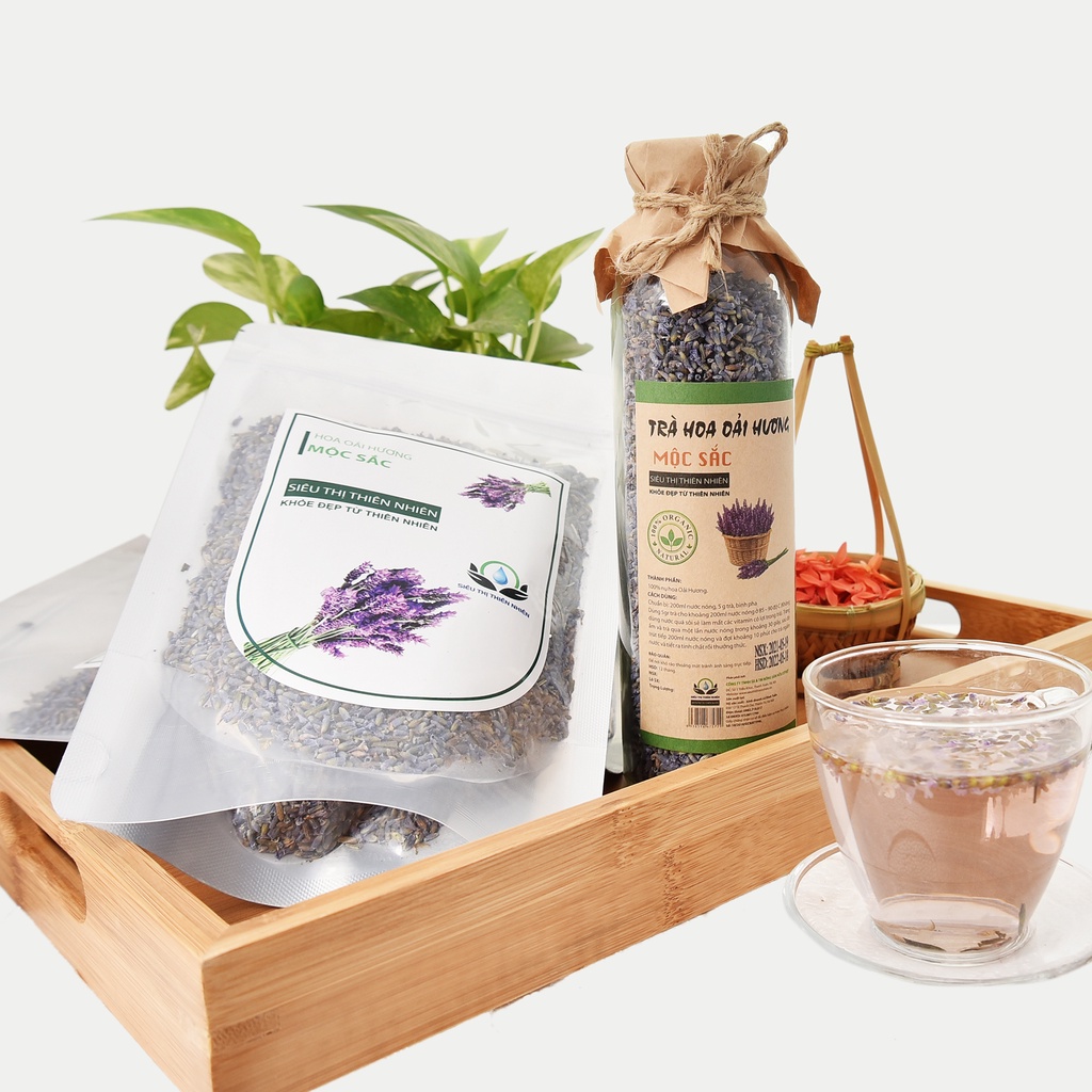 Trà oải hương (lavender) sấy khô Mộc Sắc