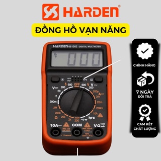 Đồng hồ đo điện vạn năng chất lượng cao harden, kèm pin 9v
