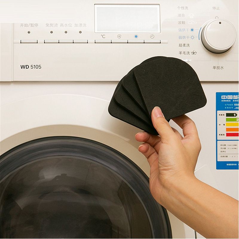 set 4 miếng xốp kê chân máy giặt tủ lạnh giảm xốc giảm tiếng ồn, giảm rung lắc