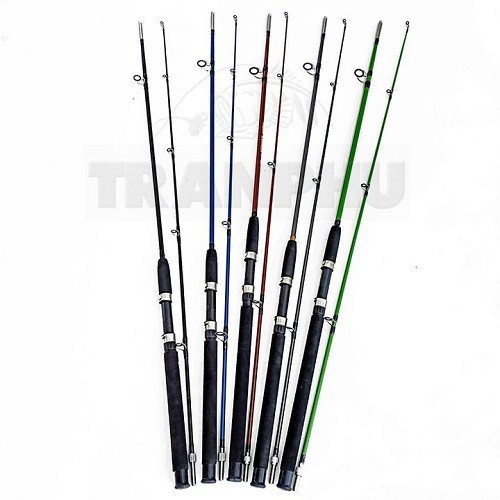 Bộ cần câu máy SHIMANO 2 khúc đặc 1m65 1m8 2m1 2m4 2m7 tặng kèm máy câu LC 3000 4000