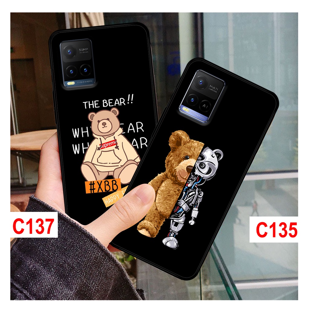 Ốp lưng Vivo V20 - V21 - Y21 - Y21s - Y33s  in hình gấu bear dễ thương cute . Ốp lưng vivo in hình rẻ bền đẹp.
