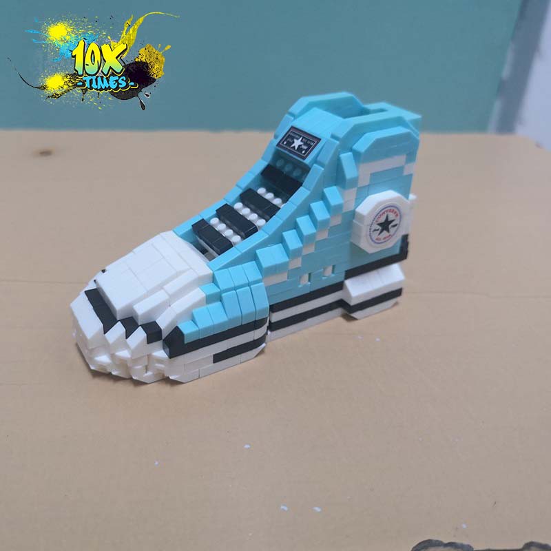 (cao 5,5cm) Lego 3d Giày conver nhiều màu dễ thương cute quà tặng bạn trai bạn gái, đồ decor siêu xinh