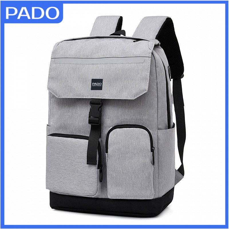 Balo nam thời trang Pado P470D đùng đi học đi làm đựng vừa laptop 15.6inch có phản quang