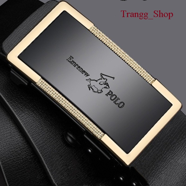 Thắt Lưng Nam EMRENEW POLO Da Bò 2 Lớp Full Hộp Đựng