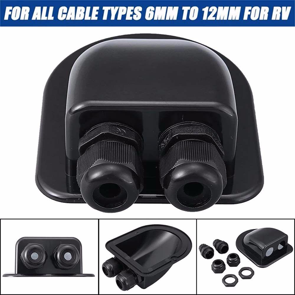 Glenes Hộp Dây Nối Hai Lỗ Gắn Nóc Xe Hơi Tàu Thuyền Vệ Tinh Gland Bx Yacht