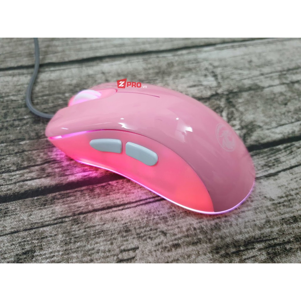 [Mã 267ELSALE hoàn 7% đơn 300K] Chuột Gaming EDra EM660 FPS Pro - Pink