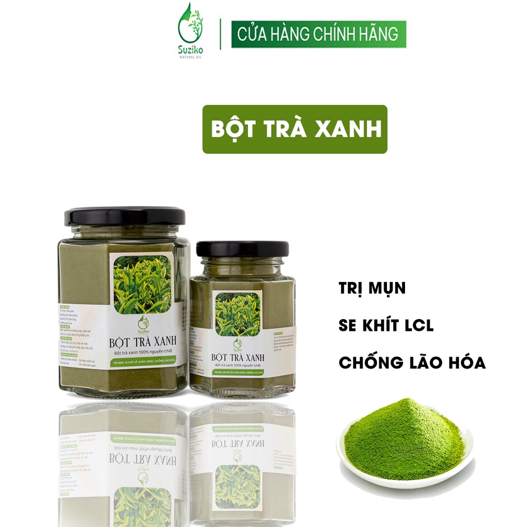 Bột cám gạo đắp mặt nạ hữu cơ SUZIKO nguyên chất 140G | 100% Organic