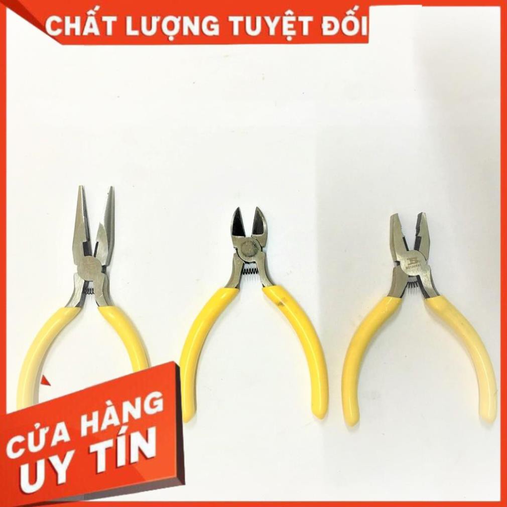 Combo kìm nhọn bằng và cắt