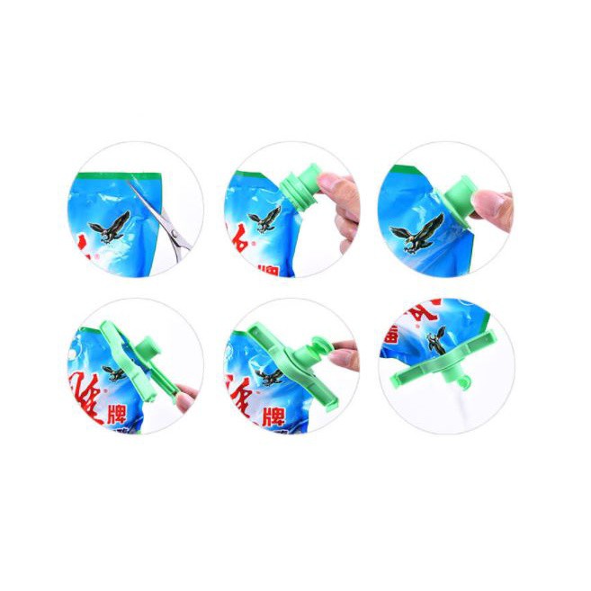 1 cái Kẹp Miệng Túi Gói Thực Phẩm có nắp- Kẹp Khóa Kín Bảo Quản Thức Ăn, Bim Bim, Gia Vị, Bánh Kẹo p191-2