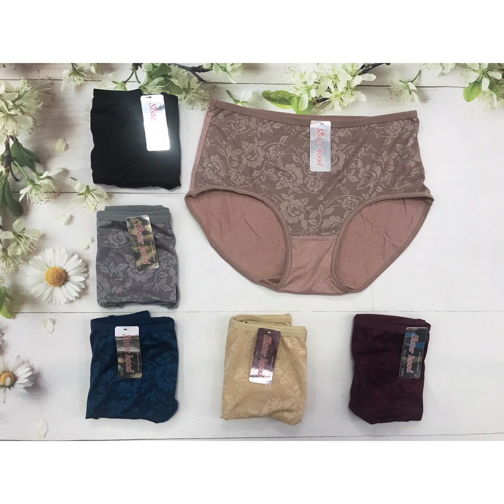 Quần lót nữ bigsize chất cotton cực nhẹ, quần lót cạp cao siêu mát Sisterhood 731, Leblurshop