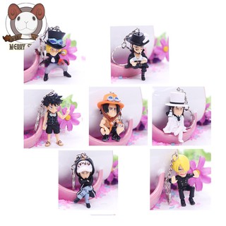 Móc Khóa One Piece - Keychain One Piece - Luffy, Ace, Sabo, Law, Sanji, Mihawks, Lucci