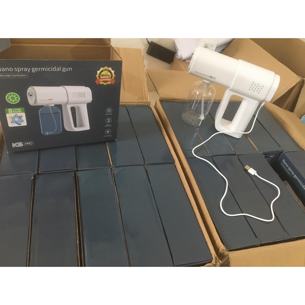 Súng phun khử khuẩn k5pro tiết kiệm nước sát khuẩn và phụ khử khuẩn diện rộng, không dây tiện lợi giá rẻ