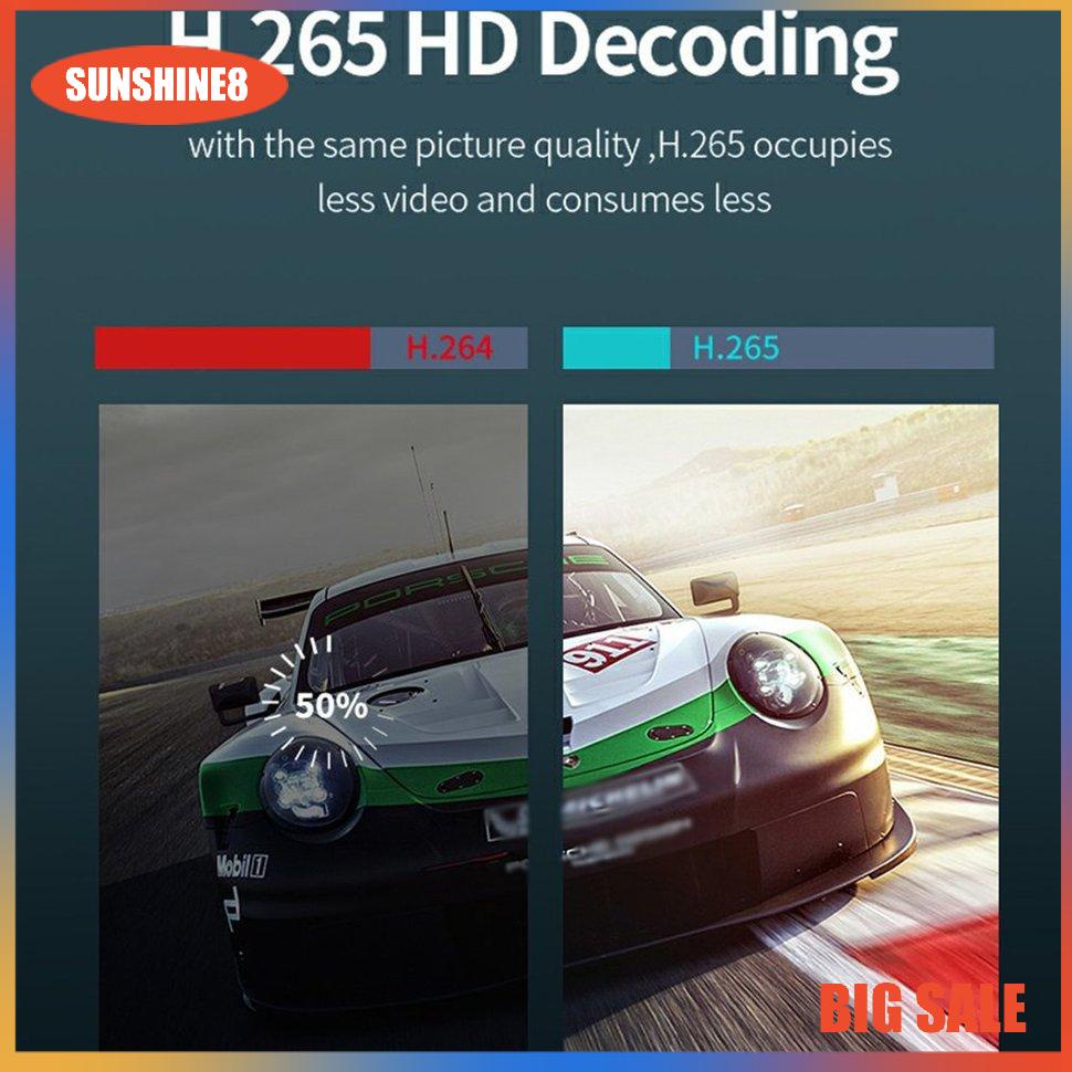 【SUN】Android  TV Box D9 PRO 5G Hộp  TV Box WIFI Network Set-top Box Chuẩn thực 1G + 8G