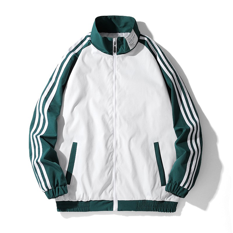 áo khoác thể thao ADIDAS đôi ống rộng áo khoác nam nữ Bóng Chày oversize Phong Cách Hàn Quốc Cho Nam áo khoác bomber  M-4XL jacket nam