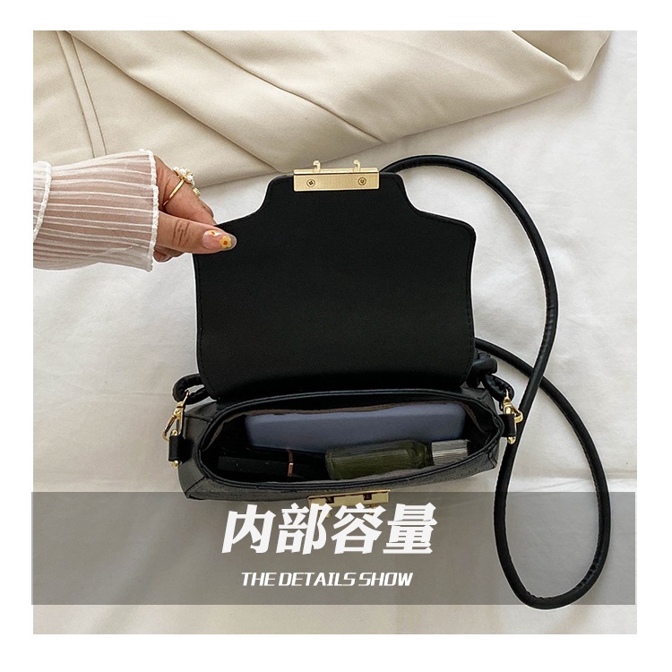 Túi đeo chéo vai JASMIN NOIR 22BL08058 giả da cá sấu thời trang sành điệu cho nữ