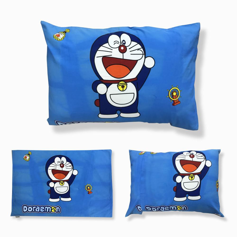 Vỏ gối đơn Doraemon 45cm*65cm trẻ em