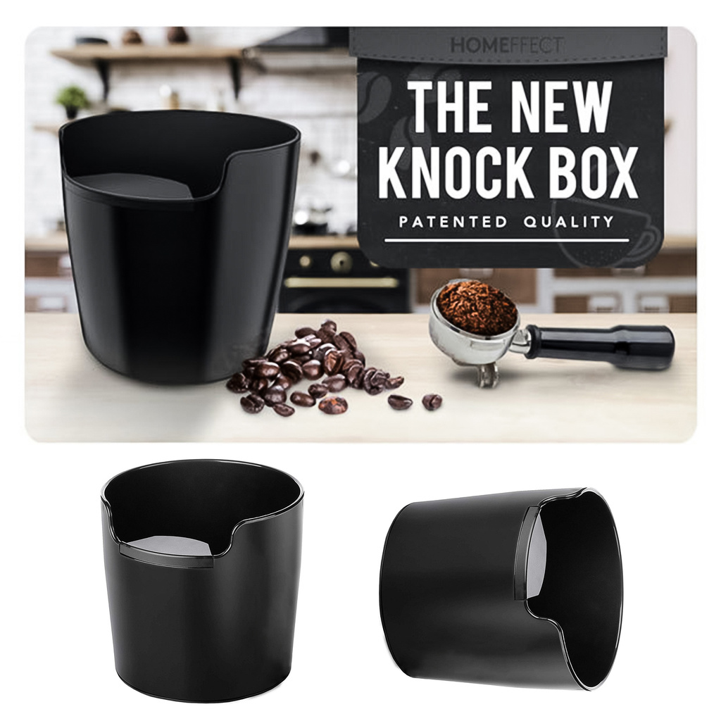 yafeixM Coffee Knocking Box Shock-Absorbent with Removable Knock Bar Barista Accessory