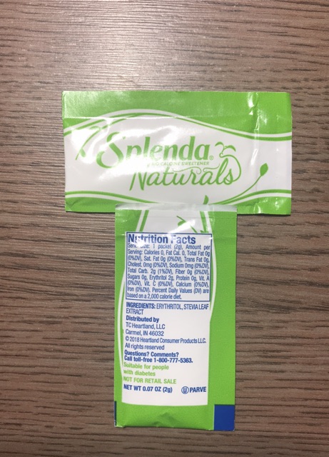 Đường ăn kiêng Splenda Stevia Naturals (20 gói) của Mỹ