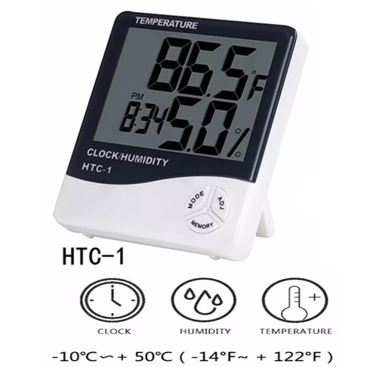 Đồng hồ đo nhiệt độ và độ ẩm HTC1