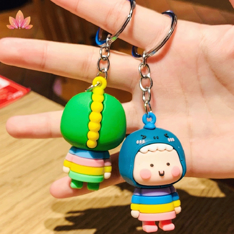 Móc Khóa Hình Khủng Long Bằng PVC Ba Chiều Dễ Thương JP5