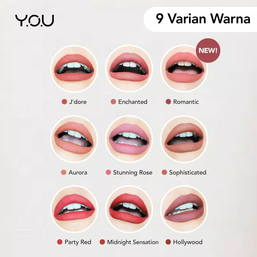 (Hàng Mới Về) Son Kem Lì Trang Điểm Cơ Bản You | BigBuy360 - bigbuy360.vn