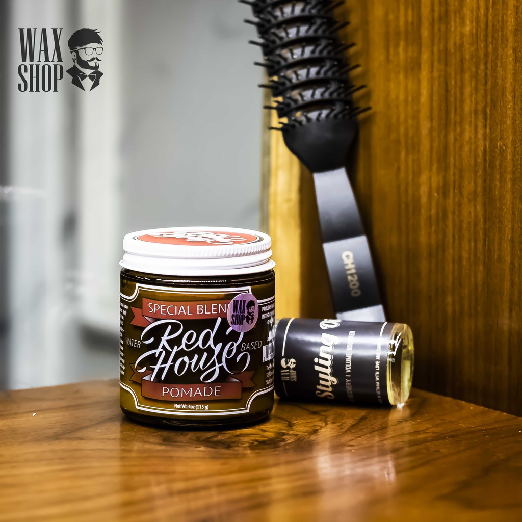 Sáp Vuốt Tóc Special Blend Pomade - The Red House⚡[Chính Hãng]⚡Siêu Giữ Nếp tới 24 Tiếng, Tặng Kèm Pre-Styling Oil+ Lược