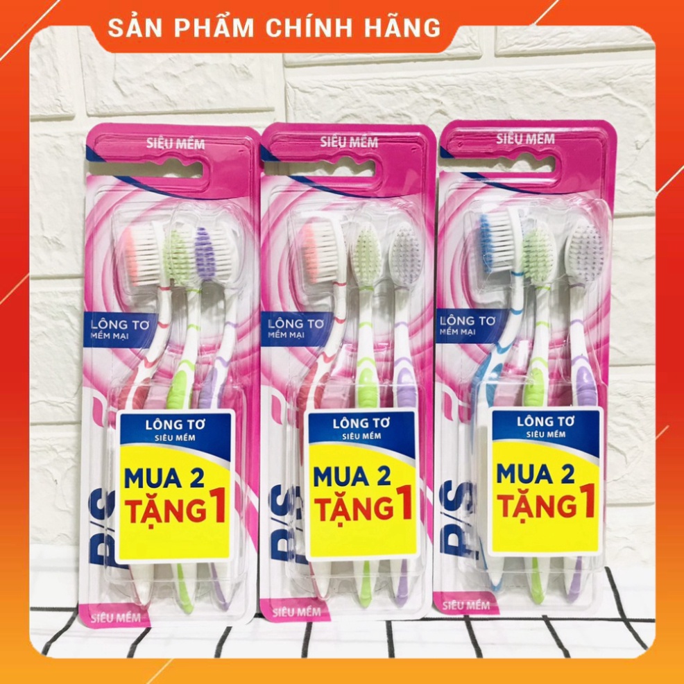 COMBO 3 Bàn chải P/S Lông tơ mềm mại