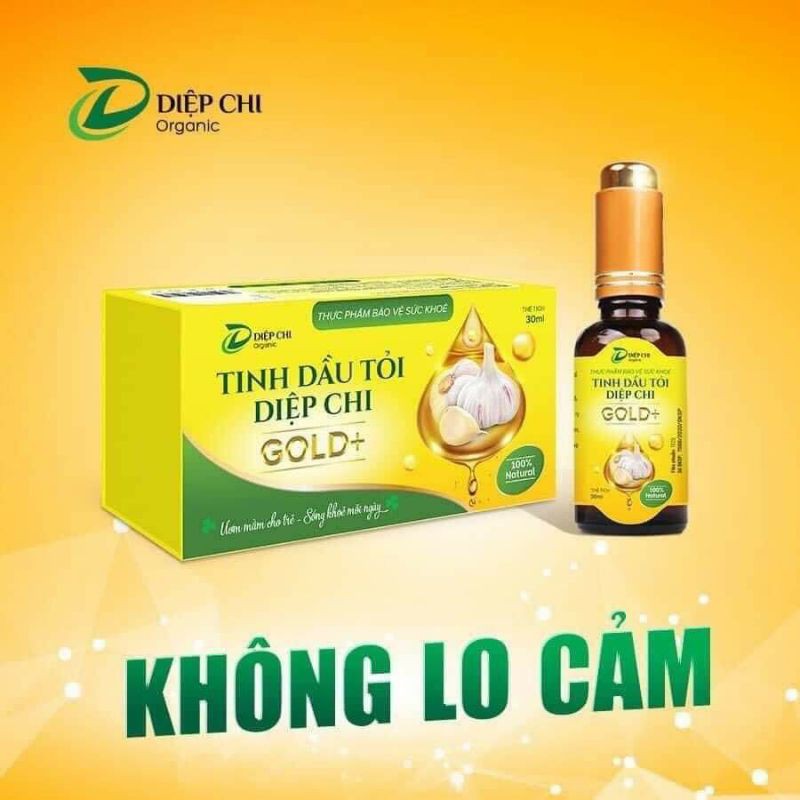 Tinh Dầu Tỏi Diệp Chi GOLD Nguồn Kháng Sinh Tự Nhiên Cho Bé Và Người Thân [Hàng Chính Hãng Bảo Hành 100%]