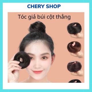 Tóc giả búi cột thẳng siêu hot hit