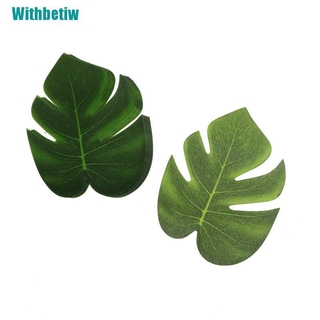 Set 12 Lá Cọ Giả Bằng Lụa Dùng Để Trang Trí