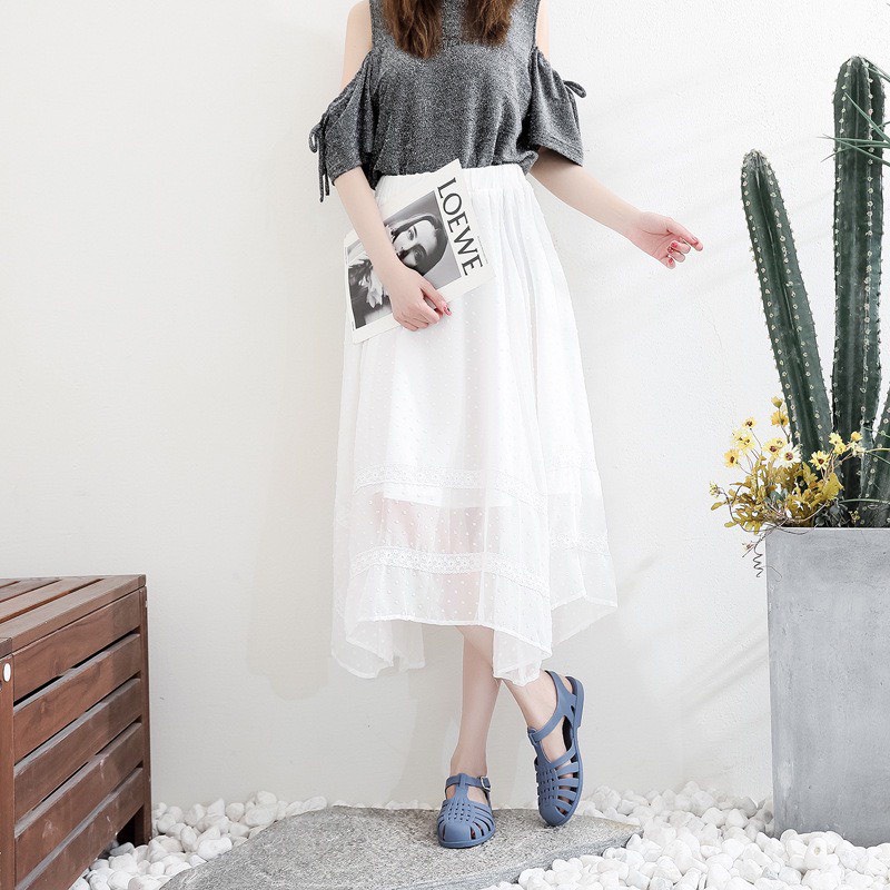 Dép quai hậu nữ, sandal nhựa 💥CAO CẤP💥 Dáng Hàn, chống nước tuyệt đối MSP RỌ