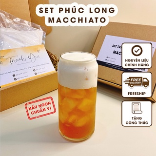 Set Trà Phúc Long Macchiato - Kem Cheese - Nấu được 15ly Chuẩn Vị - Bếp Nhà Velo