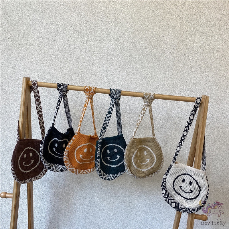 Túi xách đeo vai họa tiết hoạt hình phong cách hàn quốc thời trang mùa đông dành cho bé gái