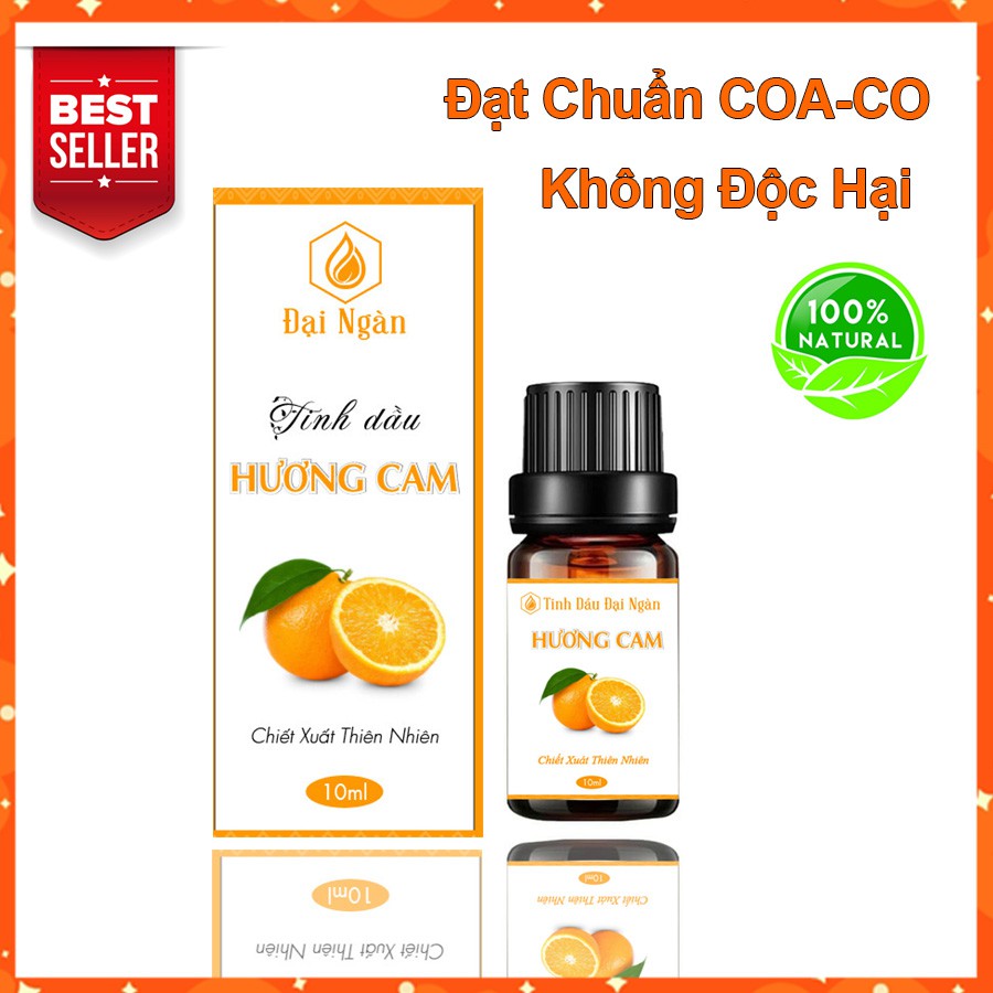 Tinh dầu hương cam ngọt thơm xông phòng thiên nhiên 10ml Đại Ngàn