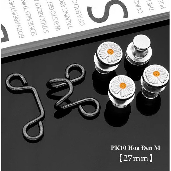 Phụ kiện quần áo điều chỉnh lưng quần Pohanu hình hoa cúc tiện lợi PK10