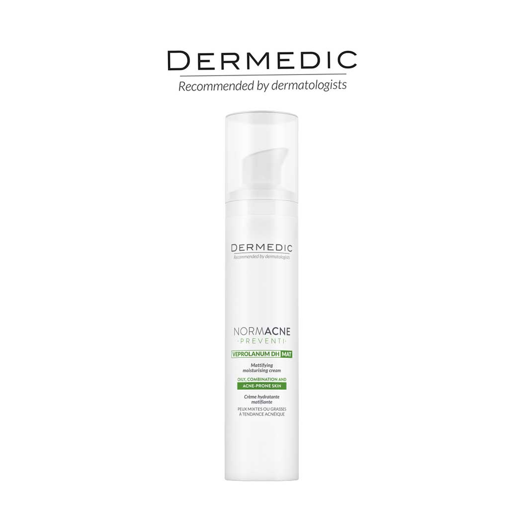 Kem dưỡng ban ngày ngăn bóng nhờn, giảm mụn Dermedic Nomacne Mattying Day Moisturising Cream 40ml