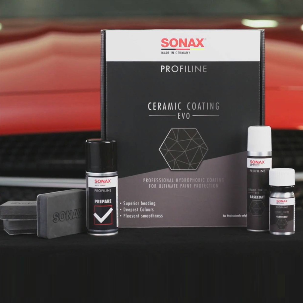 Bộ Phủ Ceramic Bảo Vệ Sơn Xe Sonax Ceramic Coating CC Evo 237941 (1 hộp)