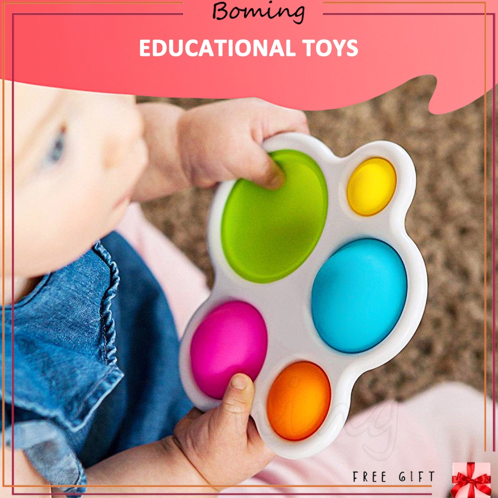 Đồ chơi nhấn bong bóng tăng cường trí não trò chơi giáo dục sớm cho bé
