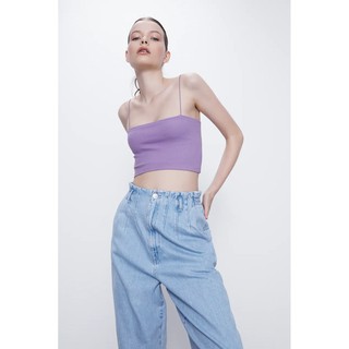 Áo hai dây Zara CROP TOP đủ màu 3253/314