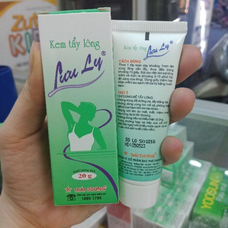 Kem tẩy lông Lưu Ly