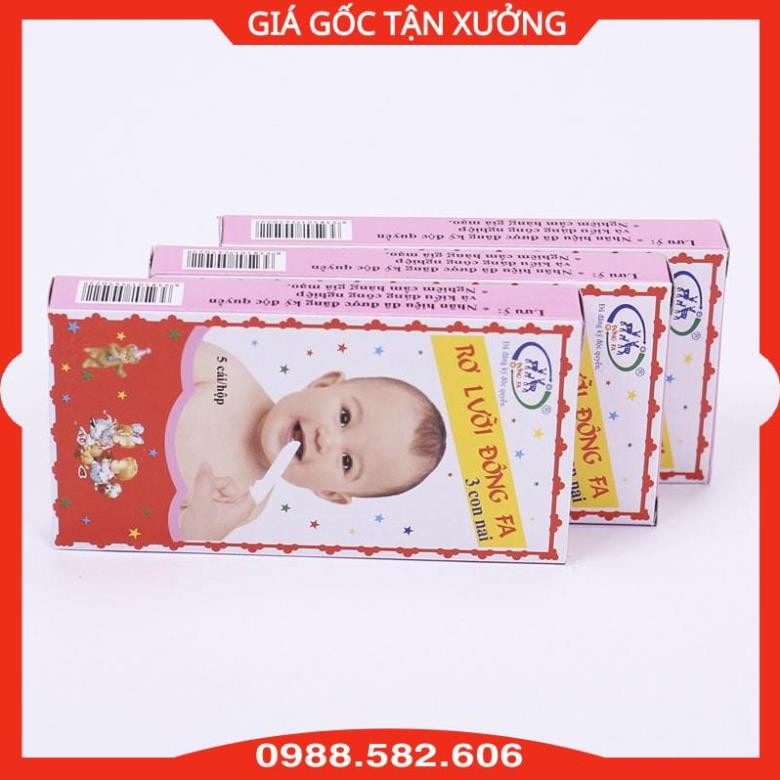 [COMBO] 10 Hộp Gạc/Tưa Lưỡi Đông Fa + 5 Hộp Băng Rốn Đông Fa Cho Bé